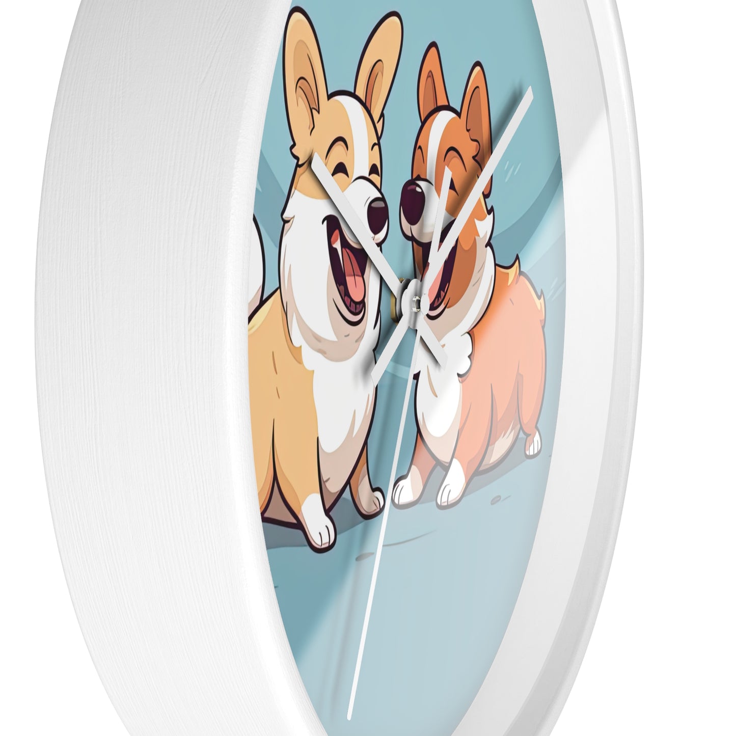 Corgi Couple - Wall Clock