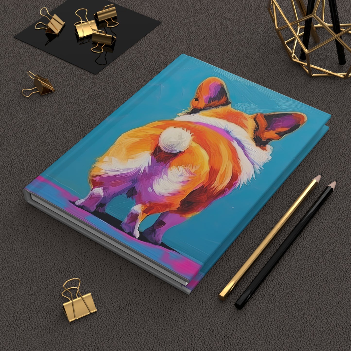Corgi Butt - Hardcover Journal
