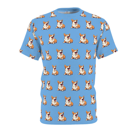 Comical Corgi Mosaic Bold Tee