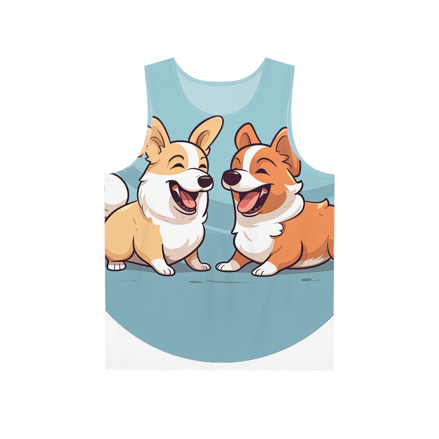 Corgi Couple Tank