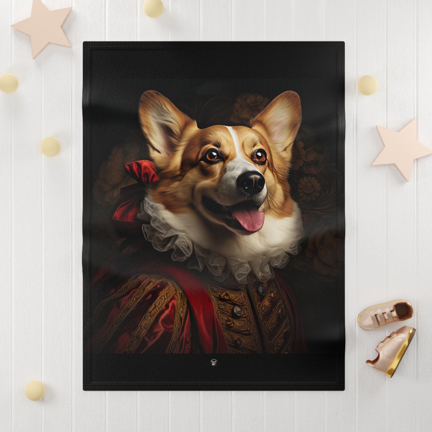 Renaissance Corgi - Baby Blanket