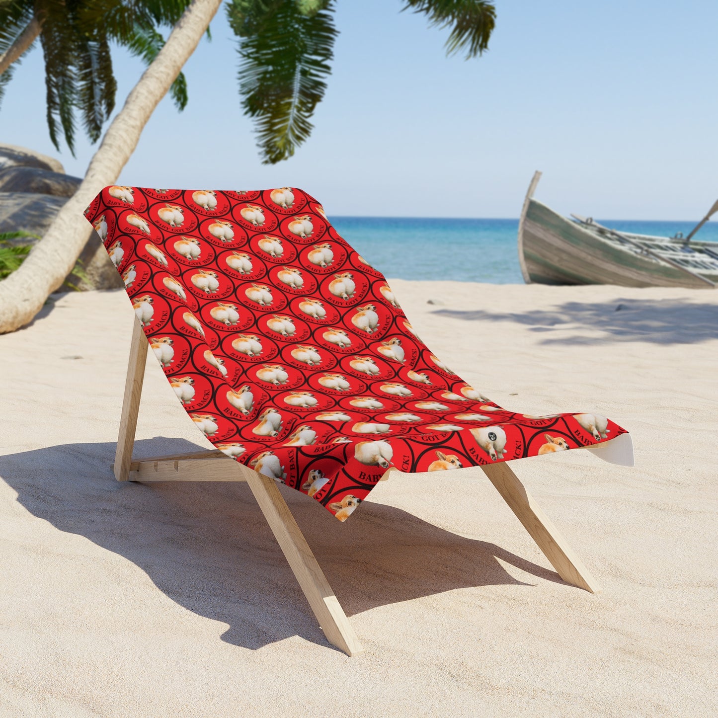 Baby Got Back Mosaic - Beach Towel