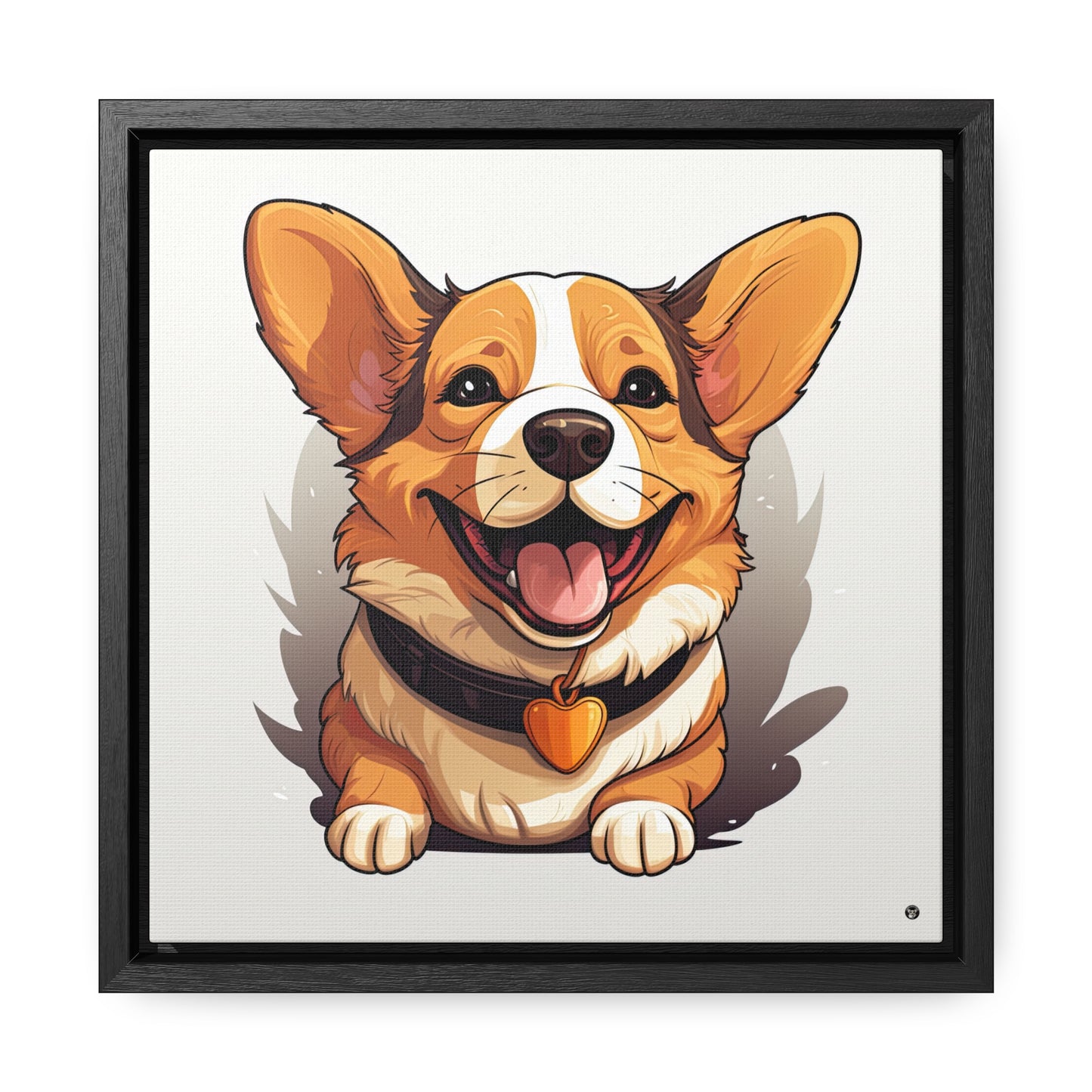 Puppy Love - Framed on Canvas