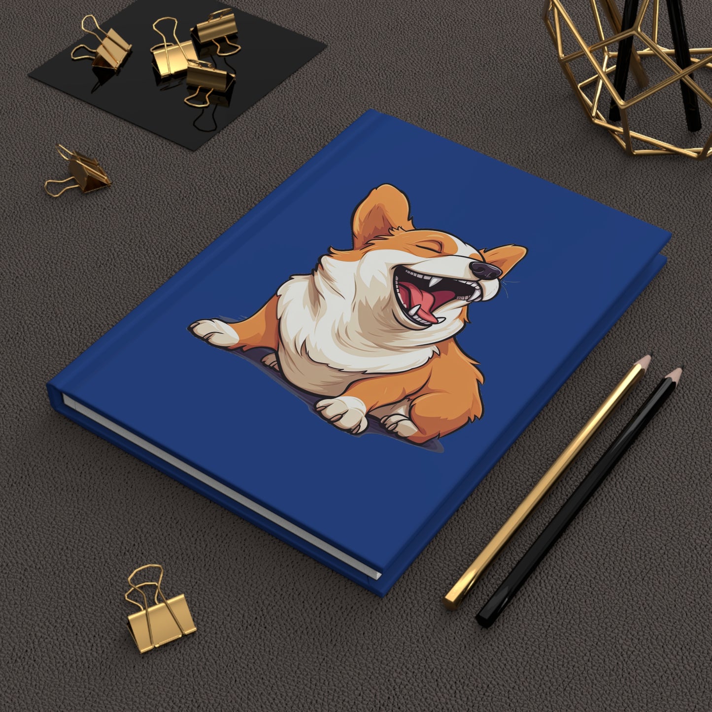 Comical Corgi - Hardcover Journal