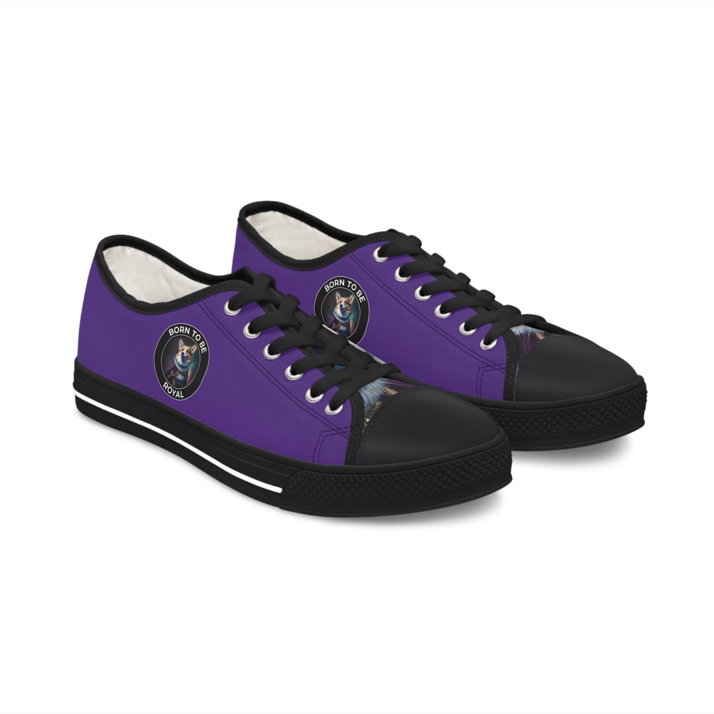 Born To Be Royal - Women's Low Top Sneakers