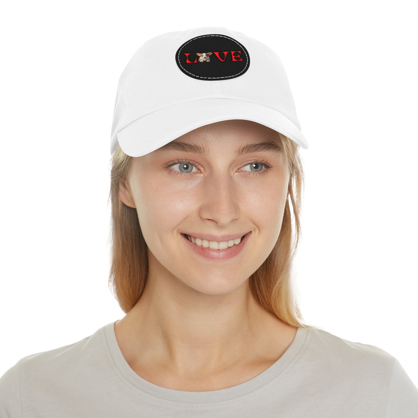 LOVE - Cap with Leather Patch