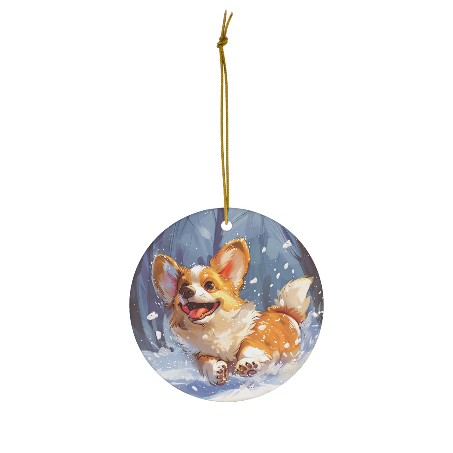 Winter Fun - Ceramic Ornament