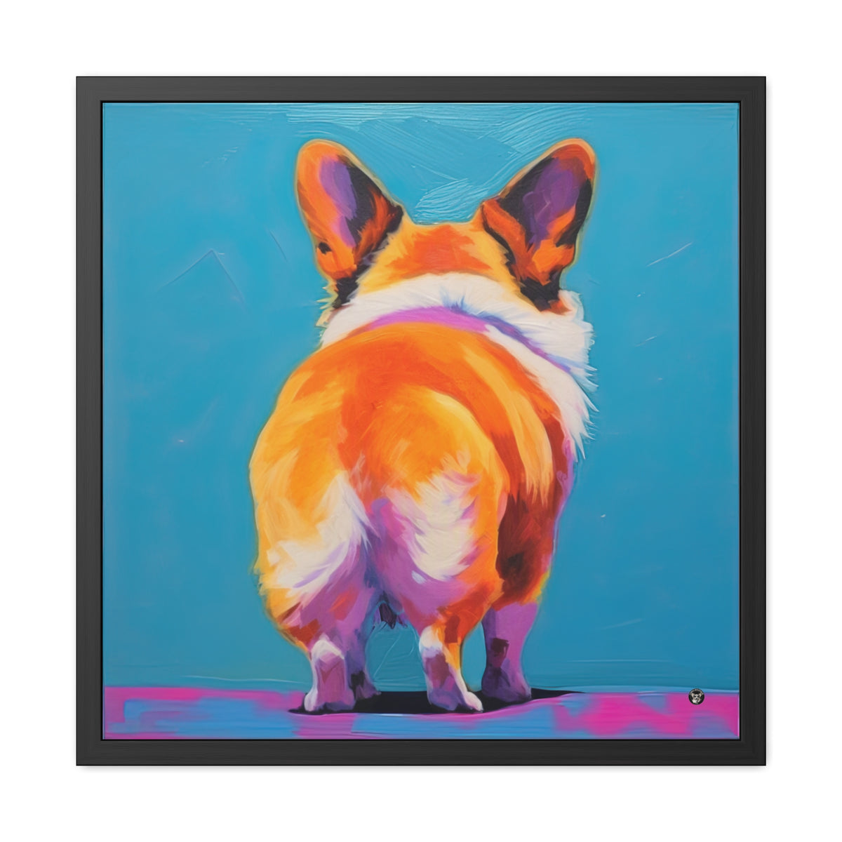 Corgi Butt  - Exclusive Framed Print