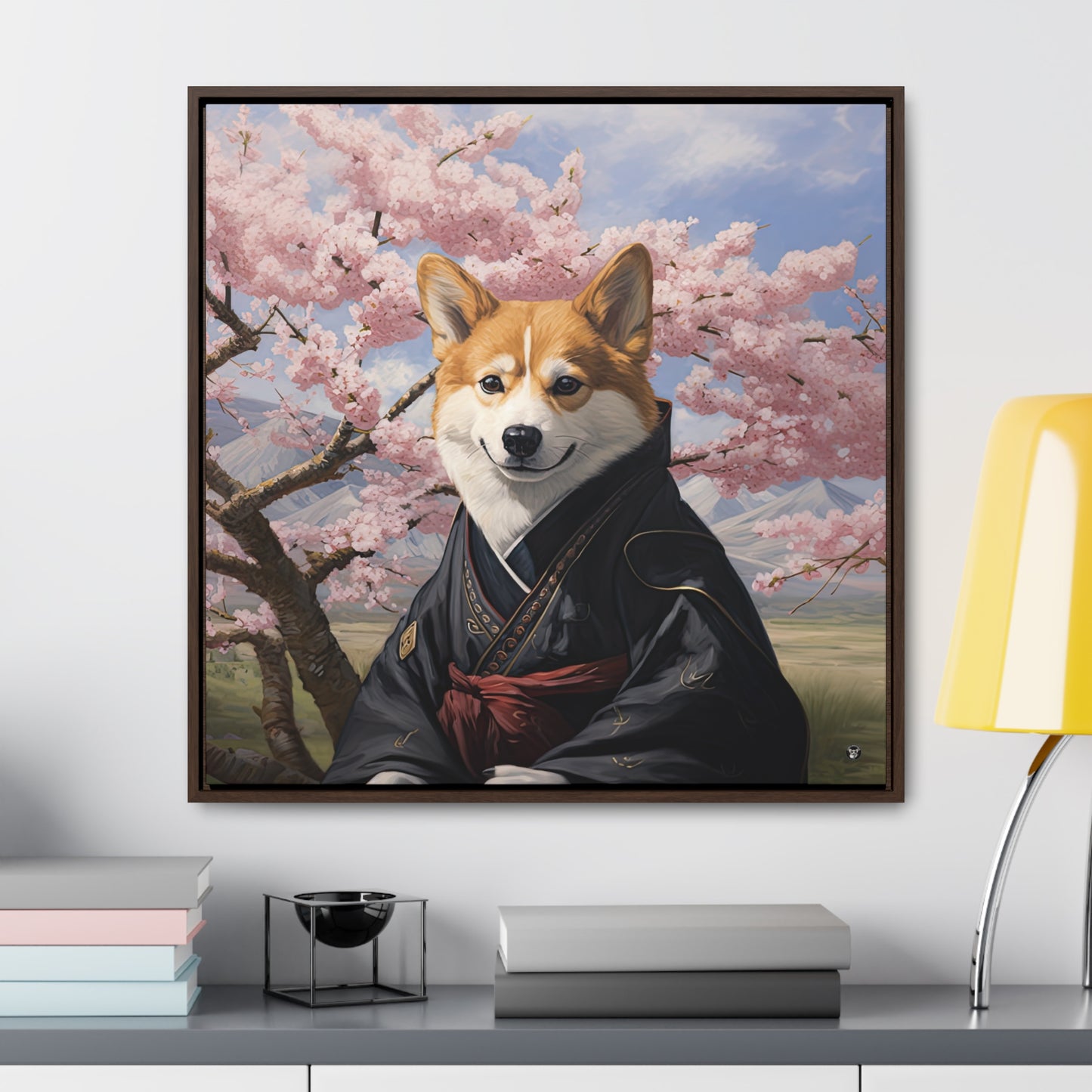 Zendog - Framed on Canvas