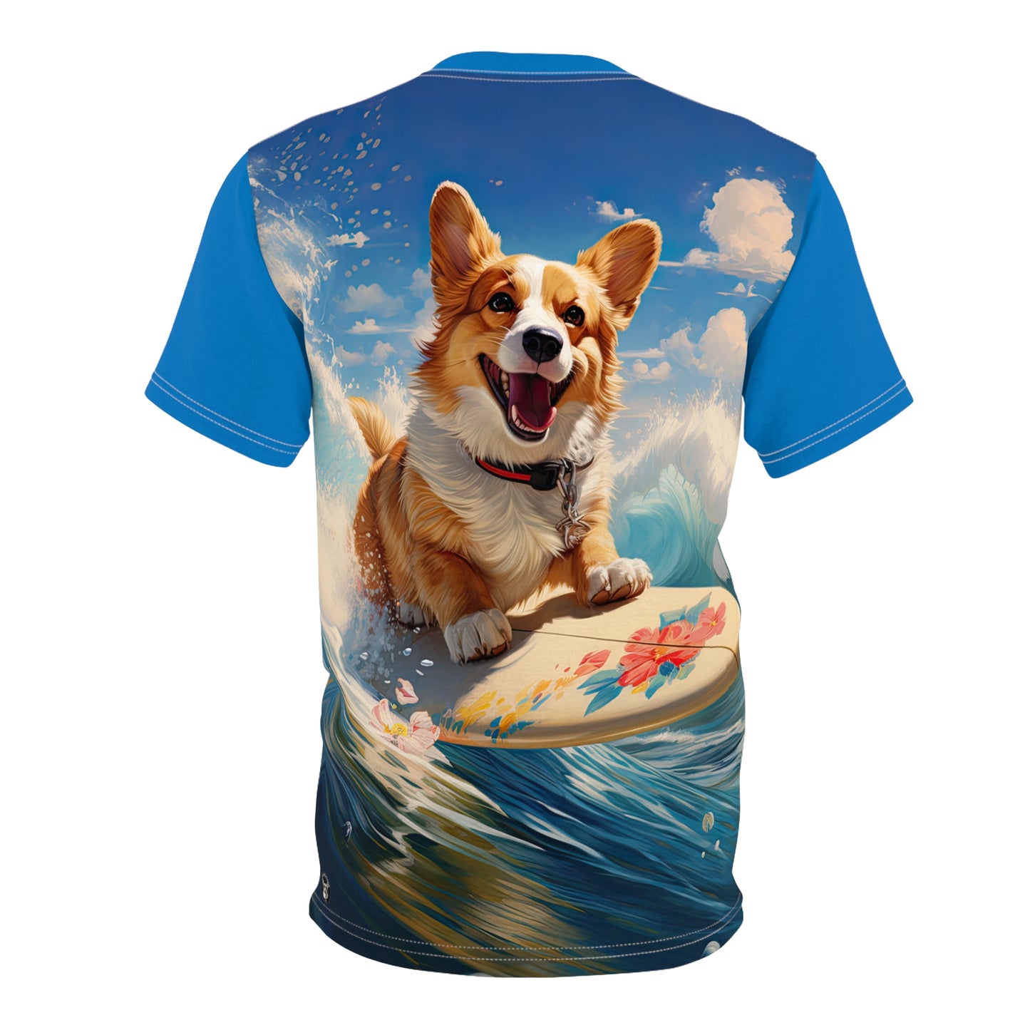 Cowabunga Corgi Unisex Bold Tee