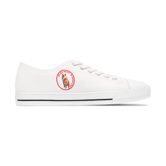 Just Keep Wiggling - Women's Low Top Sneakers