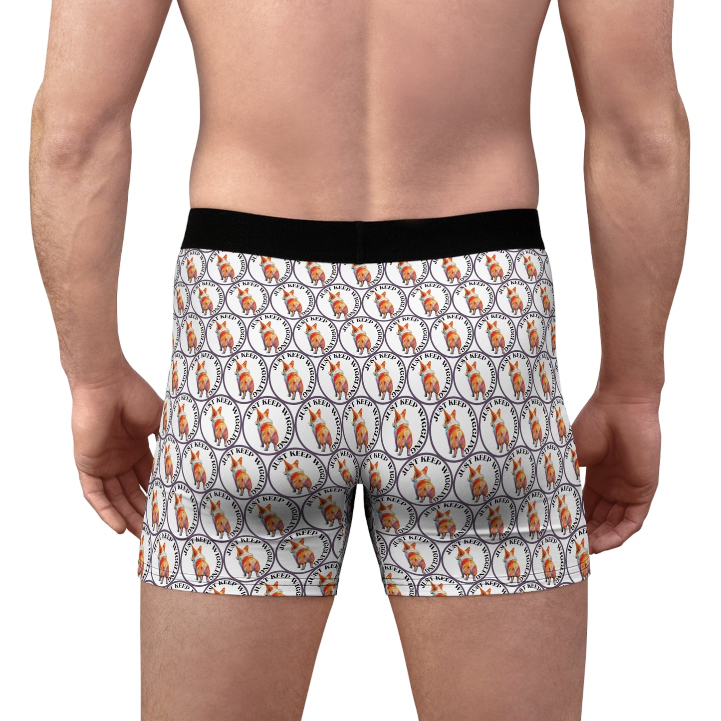 Just Keep Wiggling Mosaic Boxer Briefs
