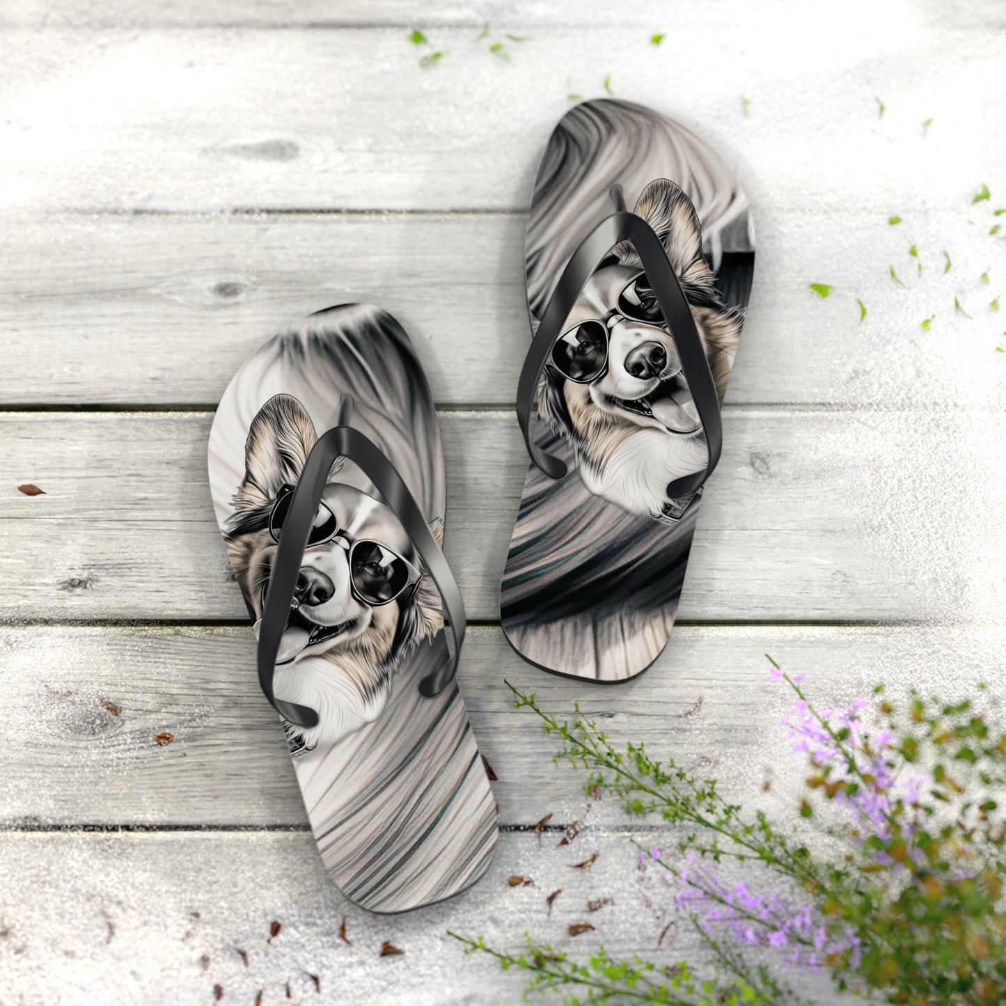 Corgi Cool Flip-Flops
