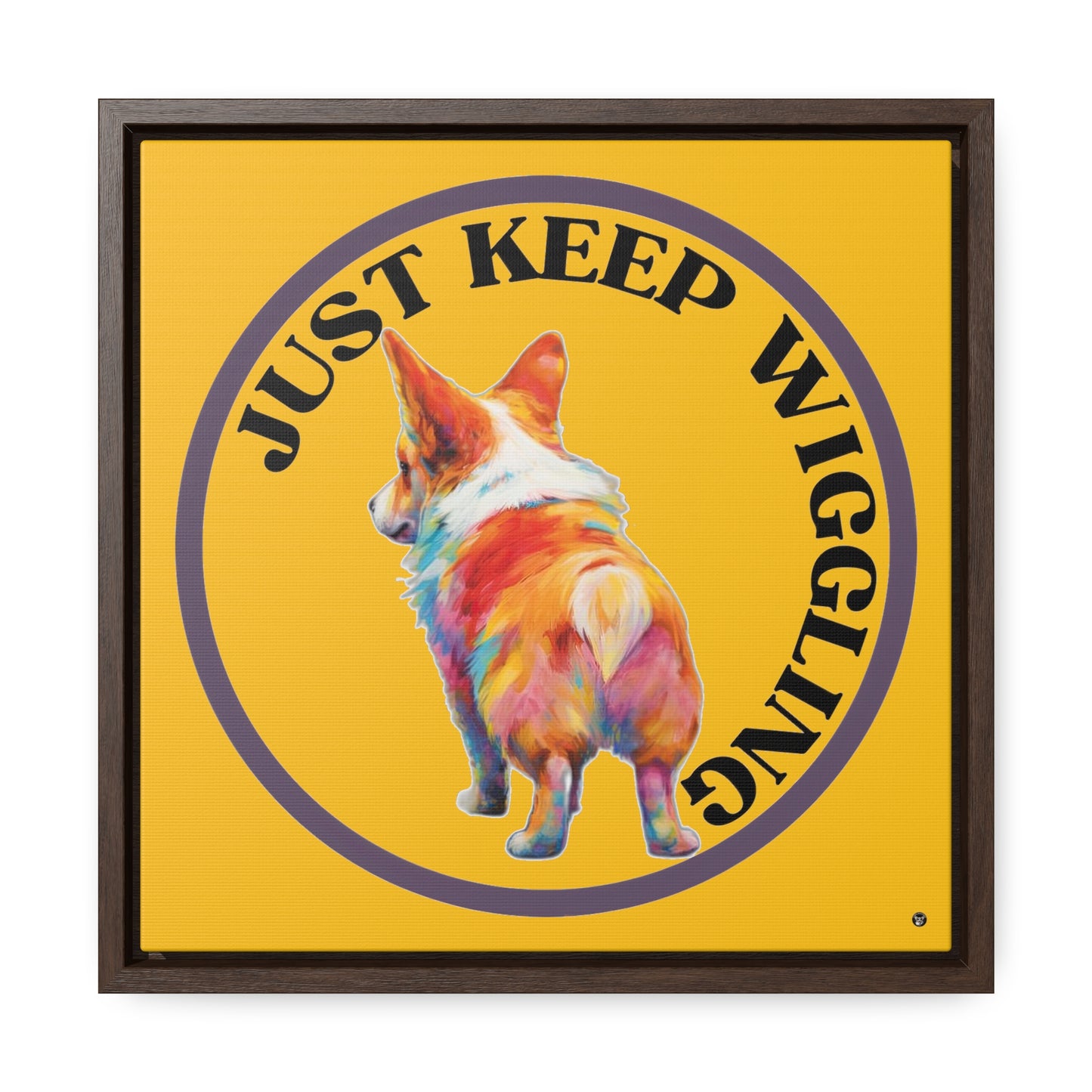 Just Keep Wiggling - Framed on Canvas