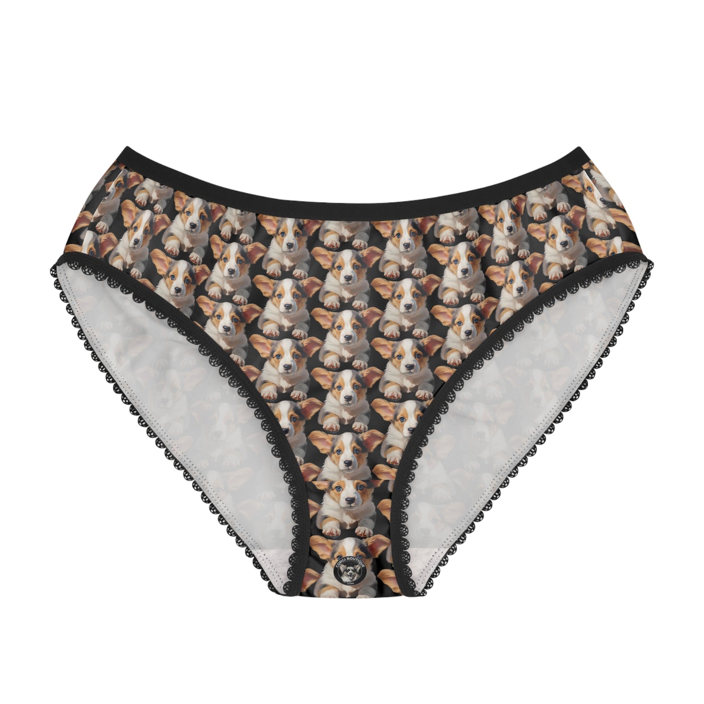 Puppy Portrait Mosaic Panties