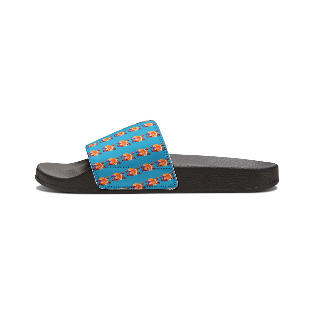 Corgi Butt Stripes Artistic Portrait Women's Casual Slide Sandals - Pool & Beach Slides