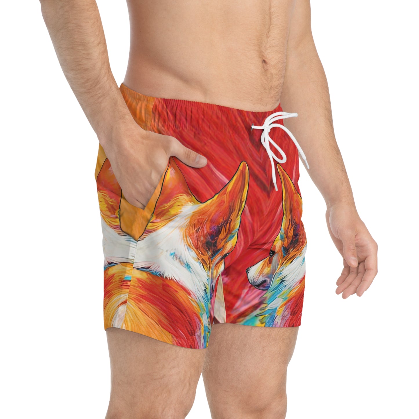 Peekaboo Swim Trunks