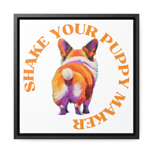 Shake Your Puppy Maker - Framed on Canvas