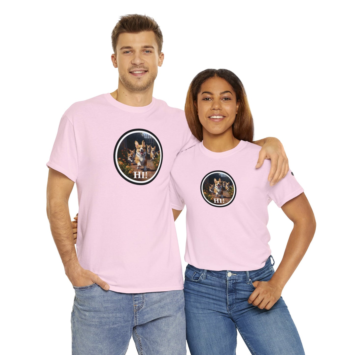 Hi! - Unisex Heavy Cotton Tee
