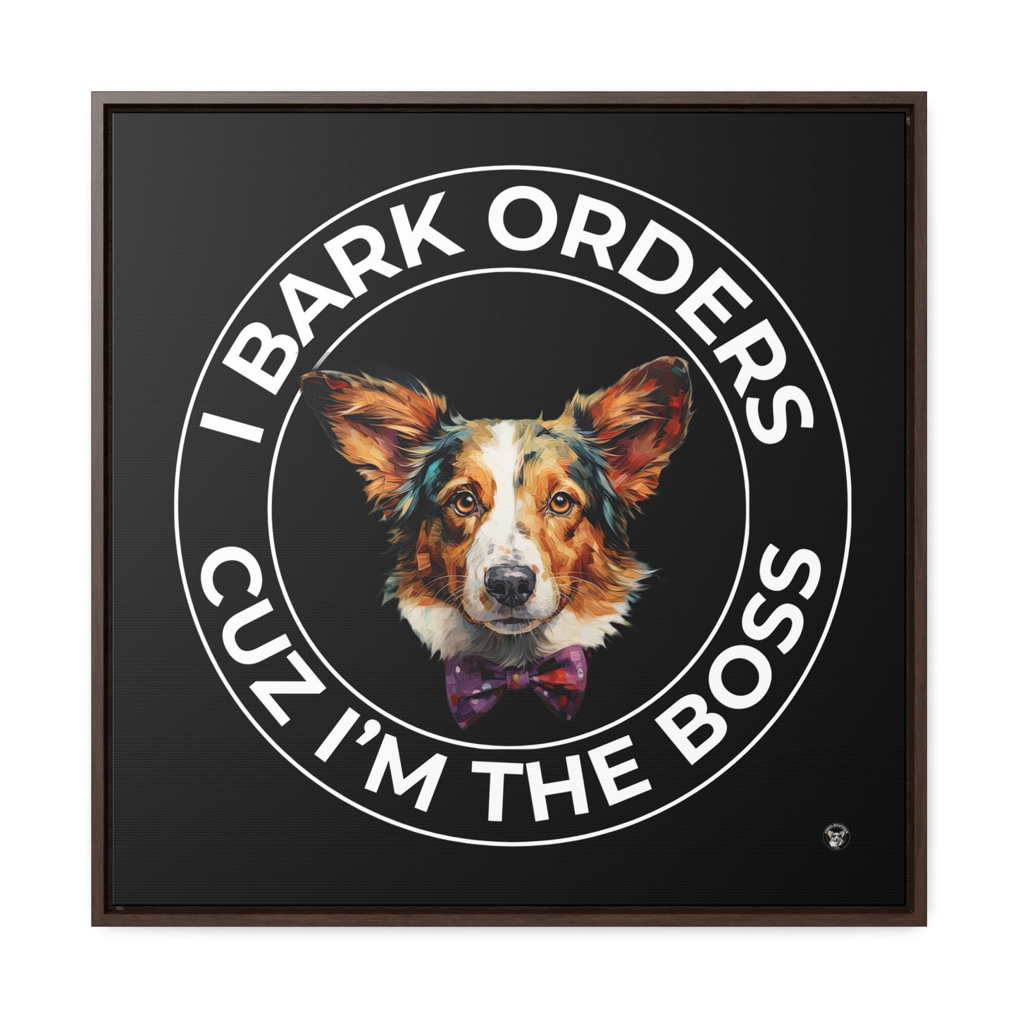 The Boss - Framed on Canvas