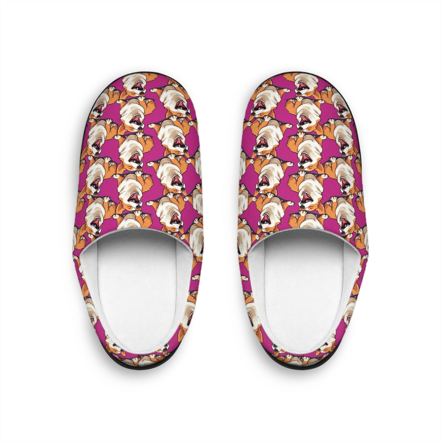 Comical Corgi Mosaic - Women's Slippers