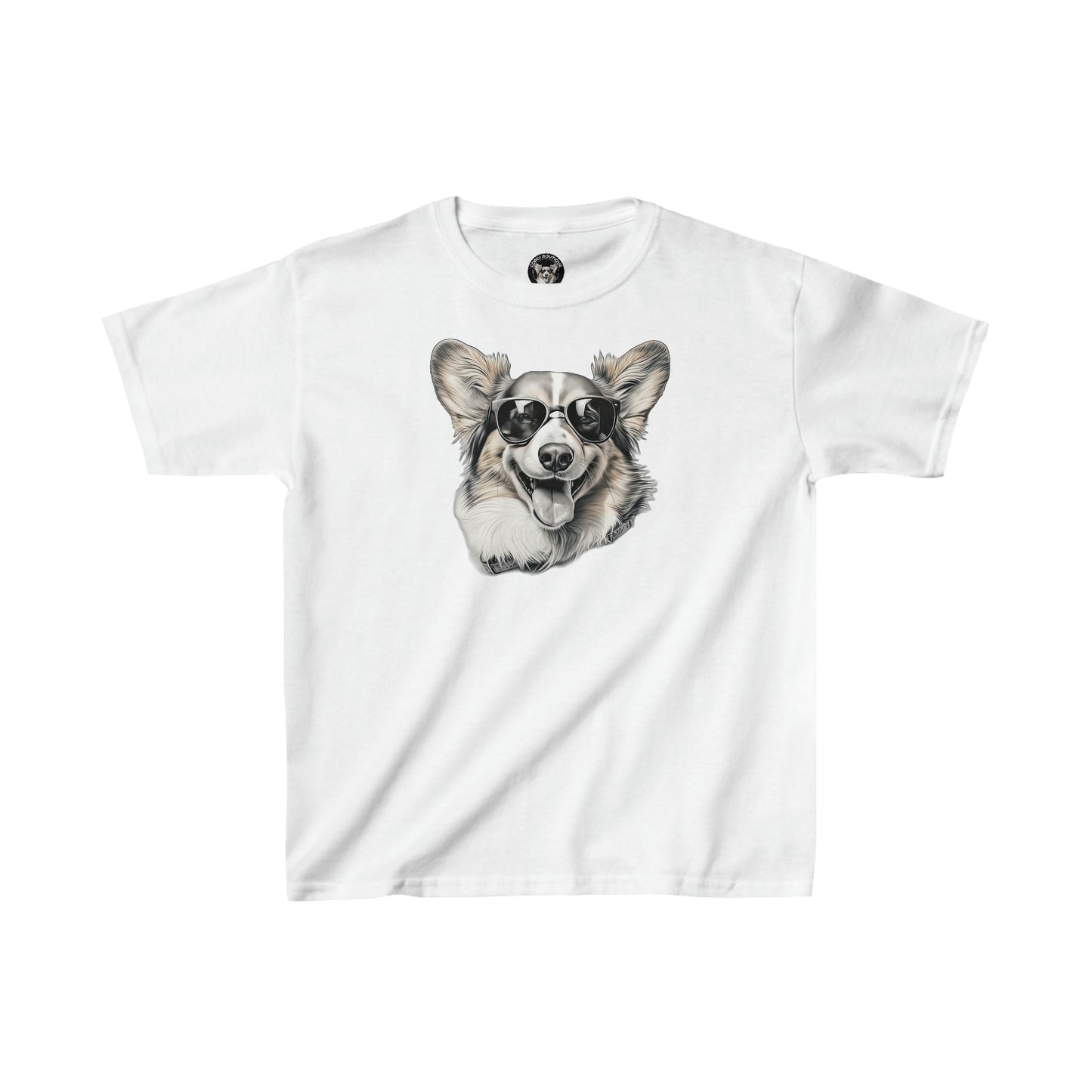 Corgi Cool - Kids Heavy Cotton Tee