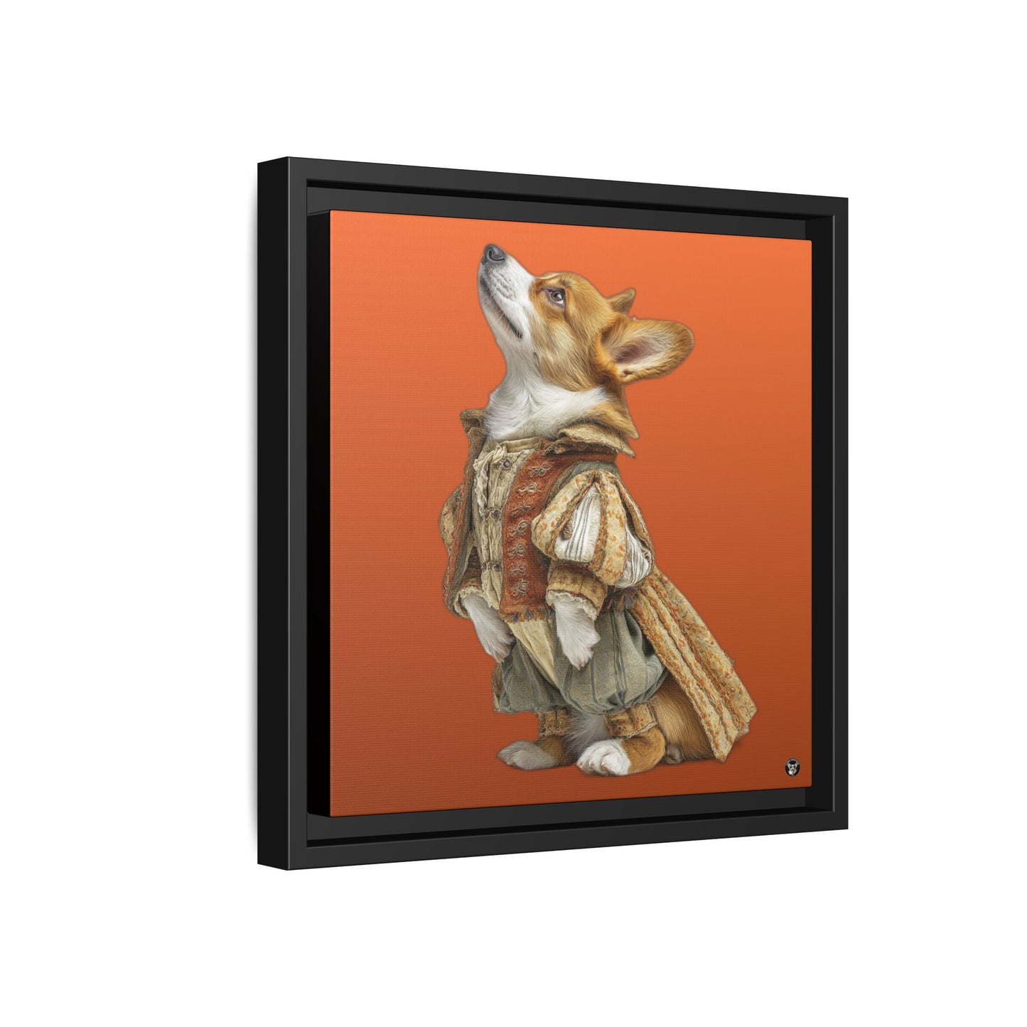 Prince Corgi sur toile