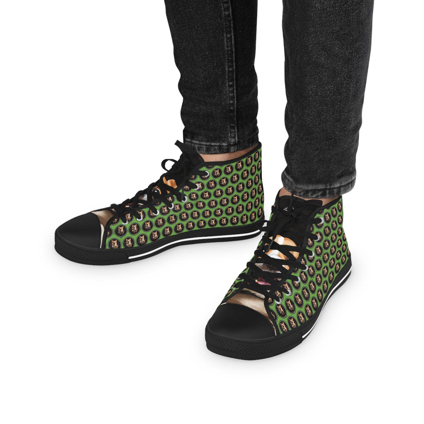 The Greeter Mosaic - Men's High Top Sneakers