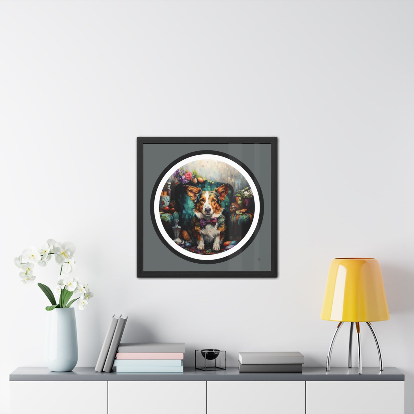 Formal Corgi - Framed Print