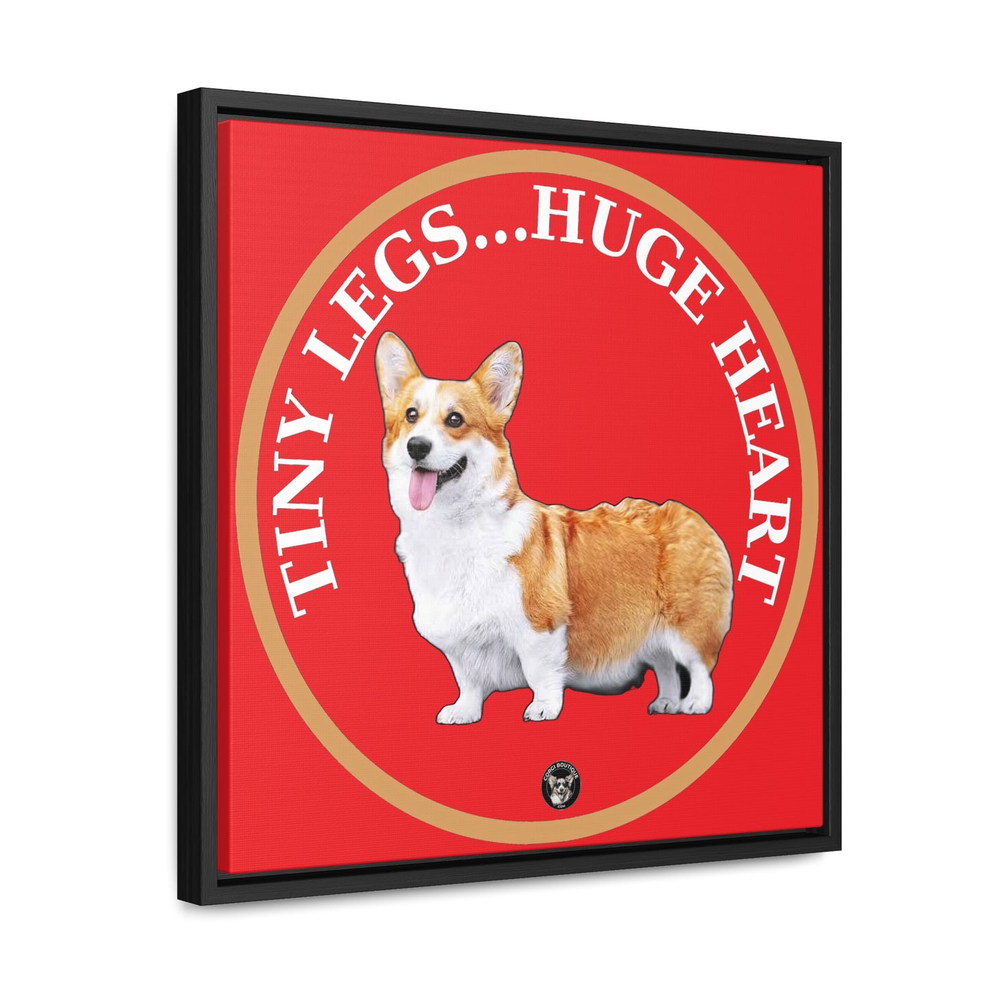 Tiny Legs...Huge Heart - Framed on Canvas