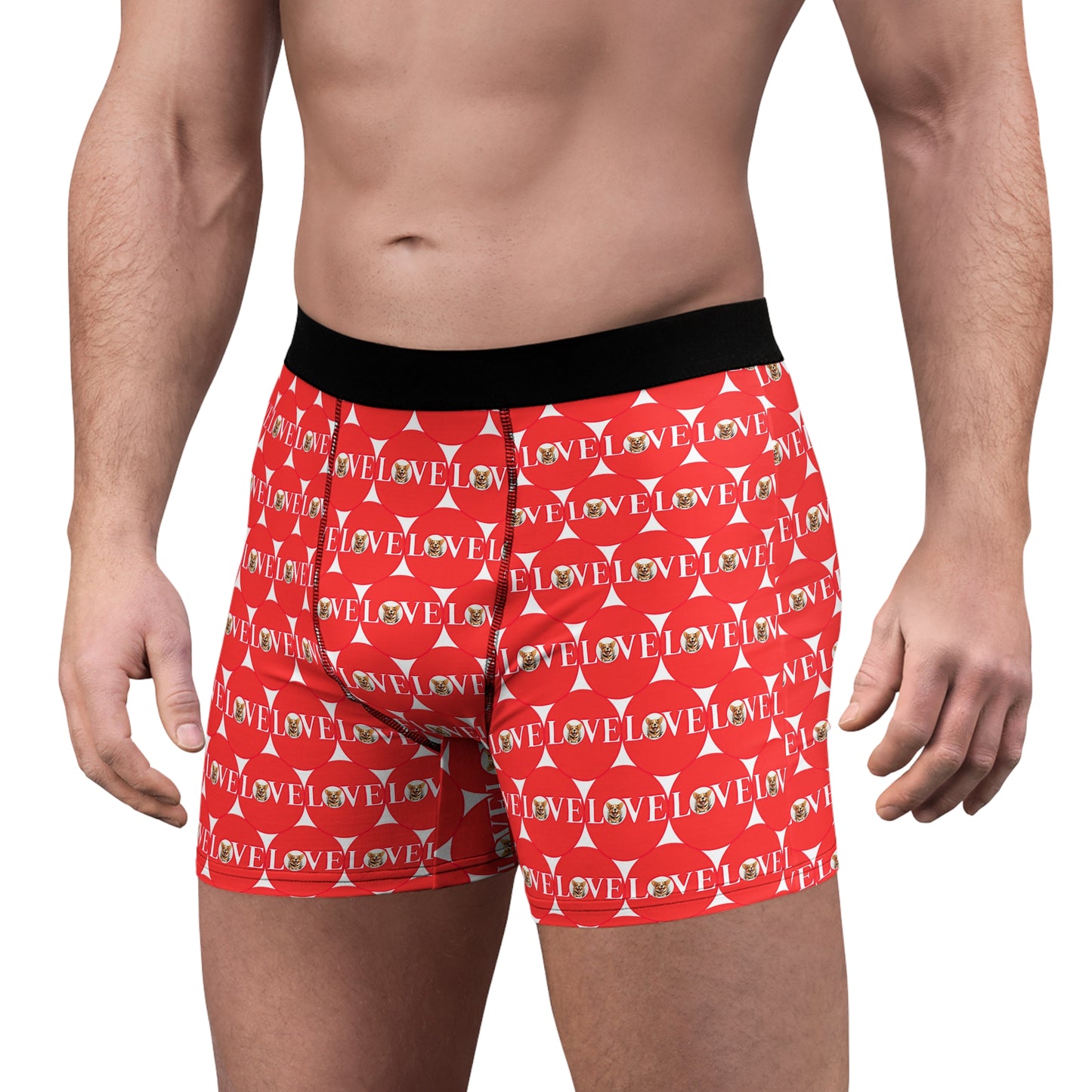 More Love Mosaic Boxer Briefs