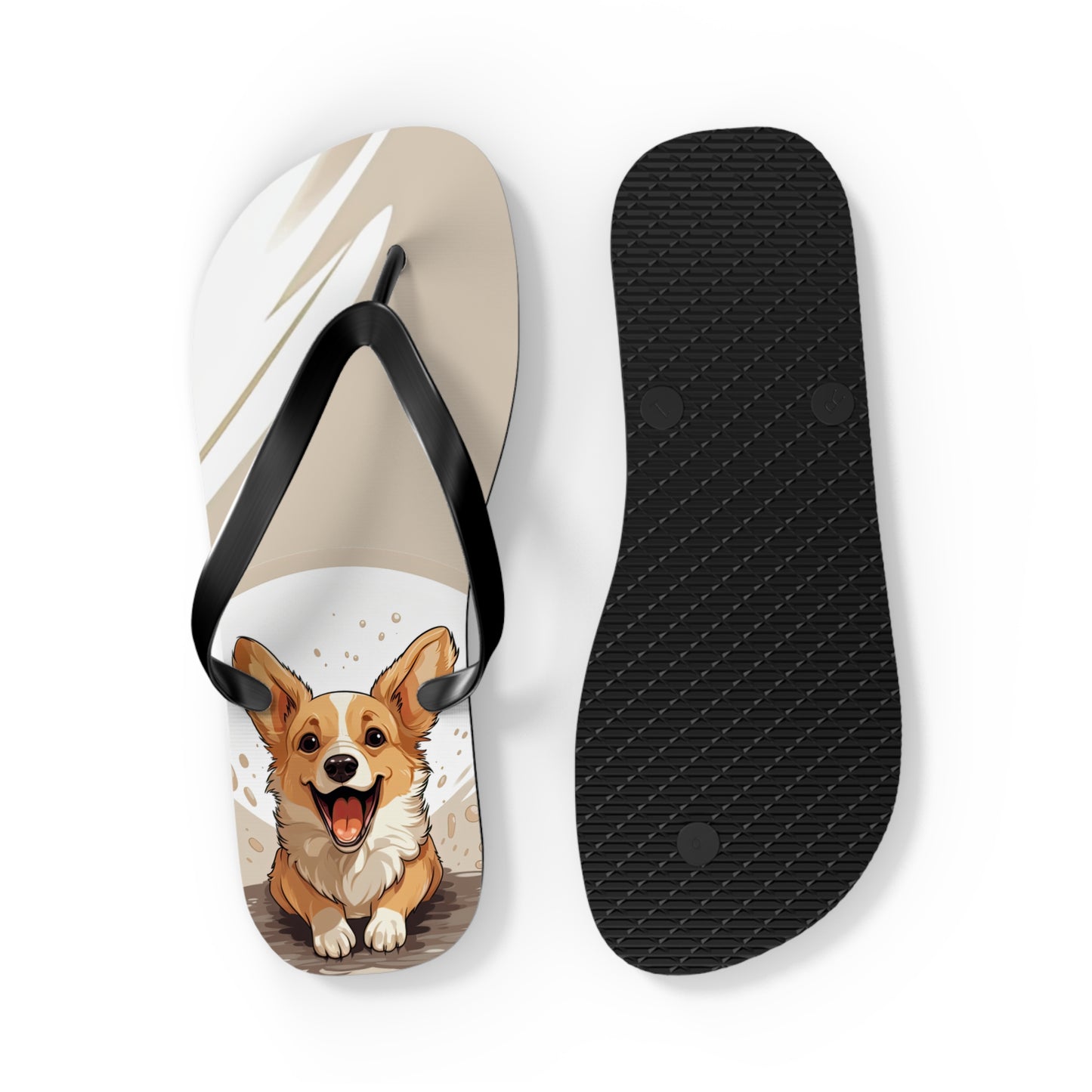 Corgi Cuteness Flip-Flops