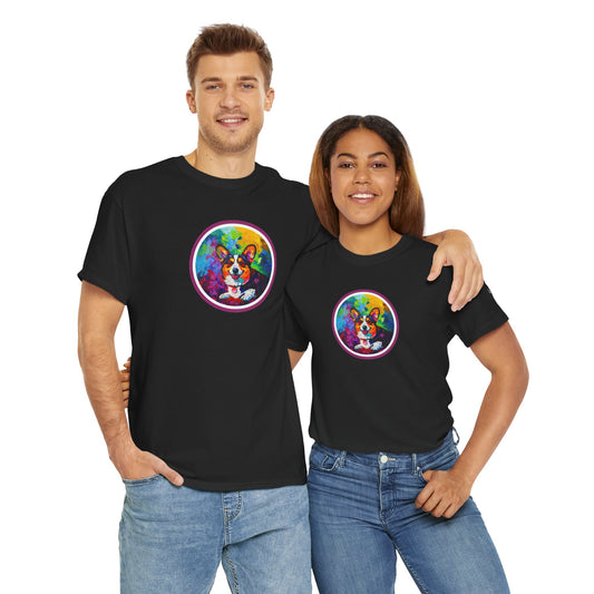 Colorful Cardigan - Unisex Heavy Cotton Tee