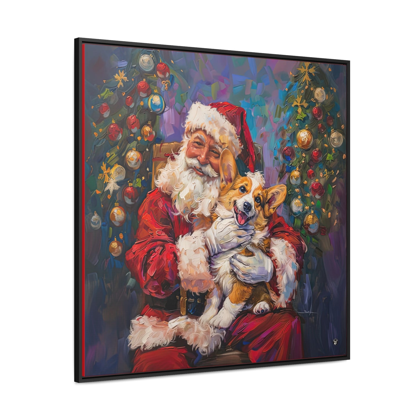 Nice List - Framed on Canvas