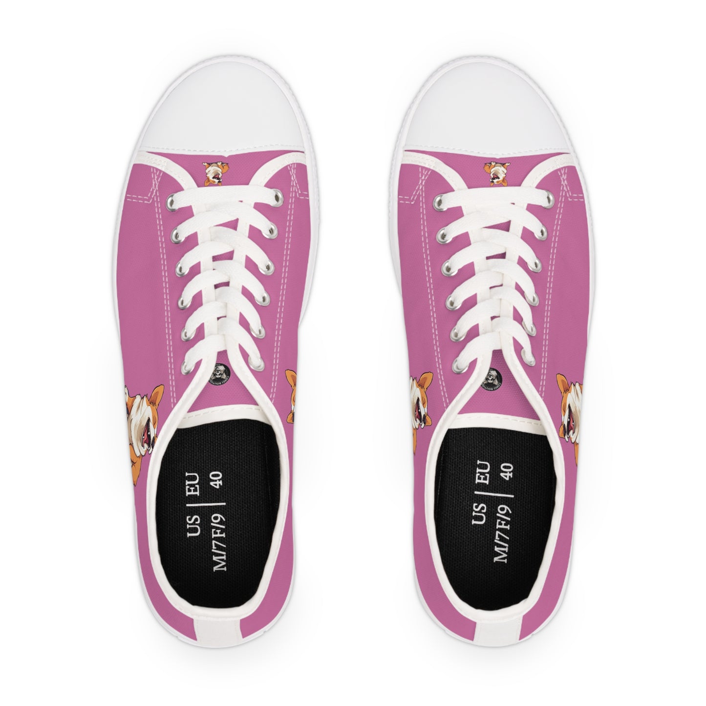 Comical Corgi - Women's Low Top Sneakers