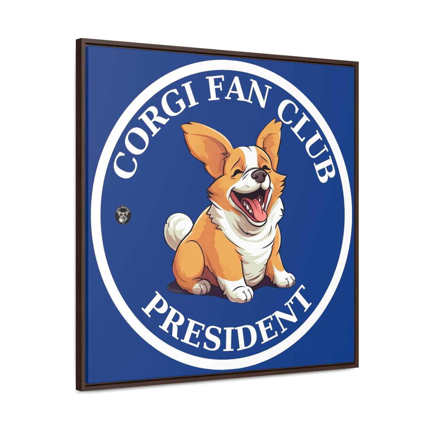 Fan Club President - Framed on Canvas