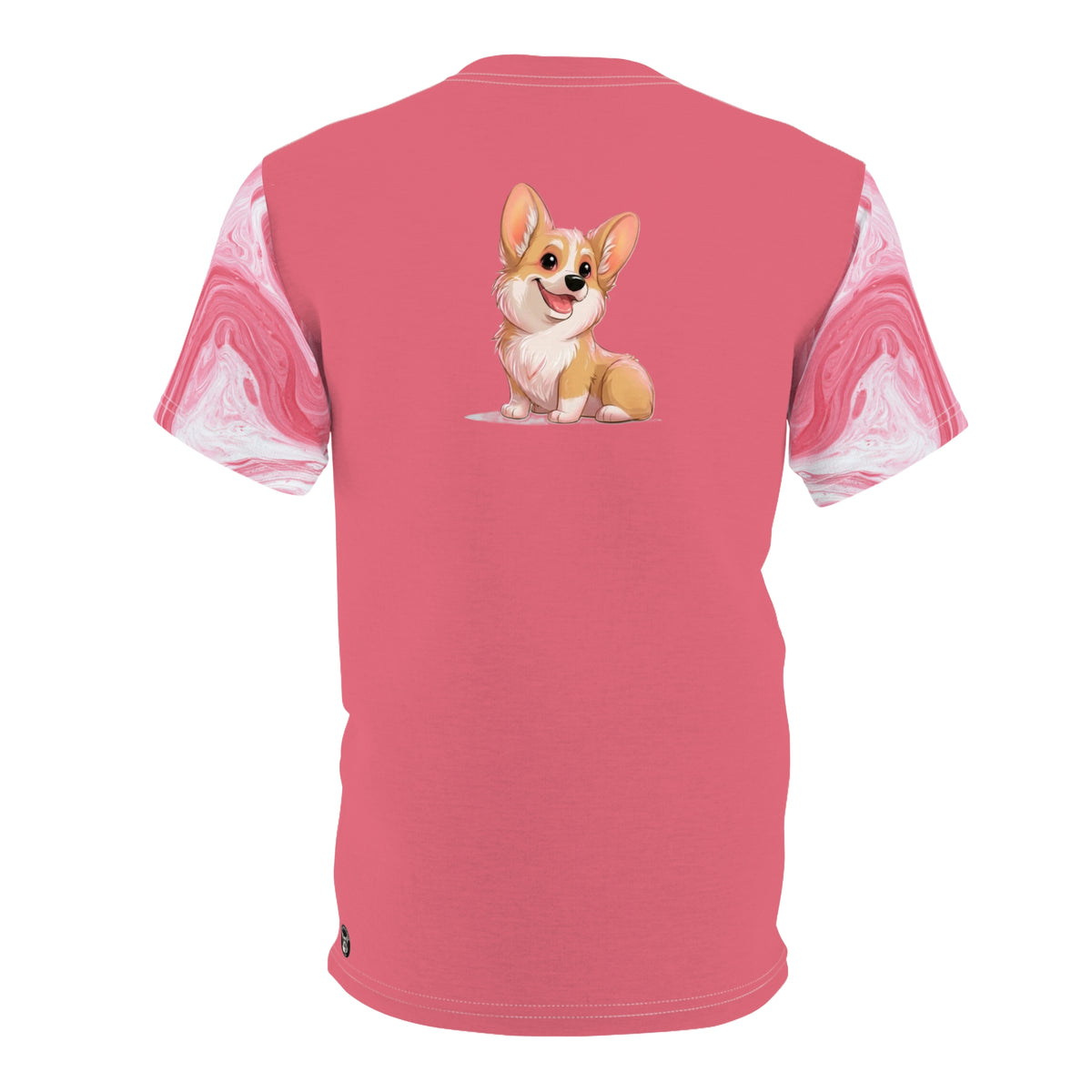 The Cuddle Connoisseur Unisex Bold Designer Tee — Strawberry Swirl Edition
