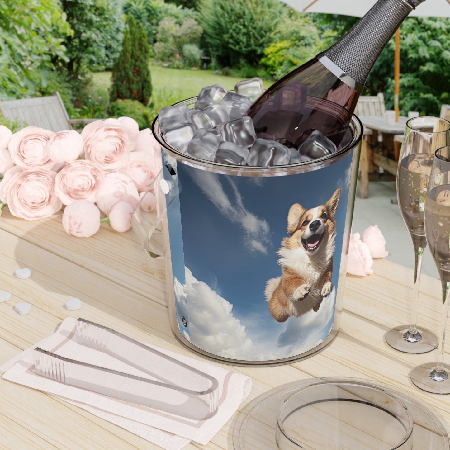 Super Corgi - Ice Bucket with Tongs