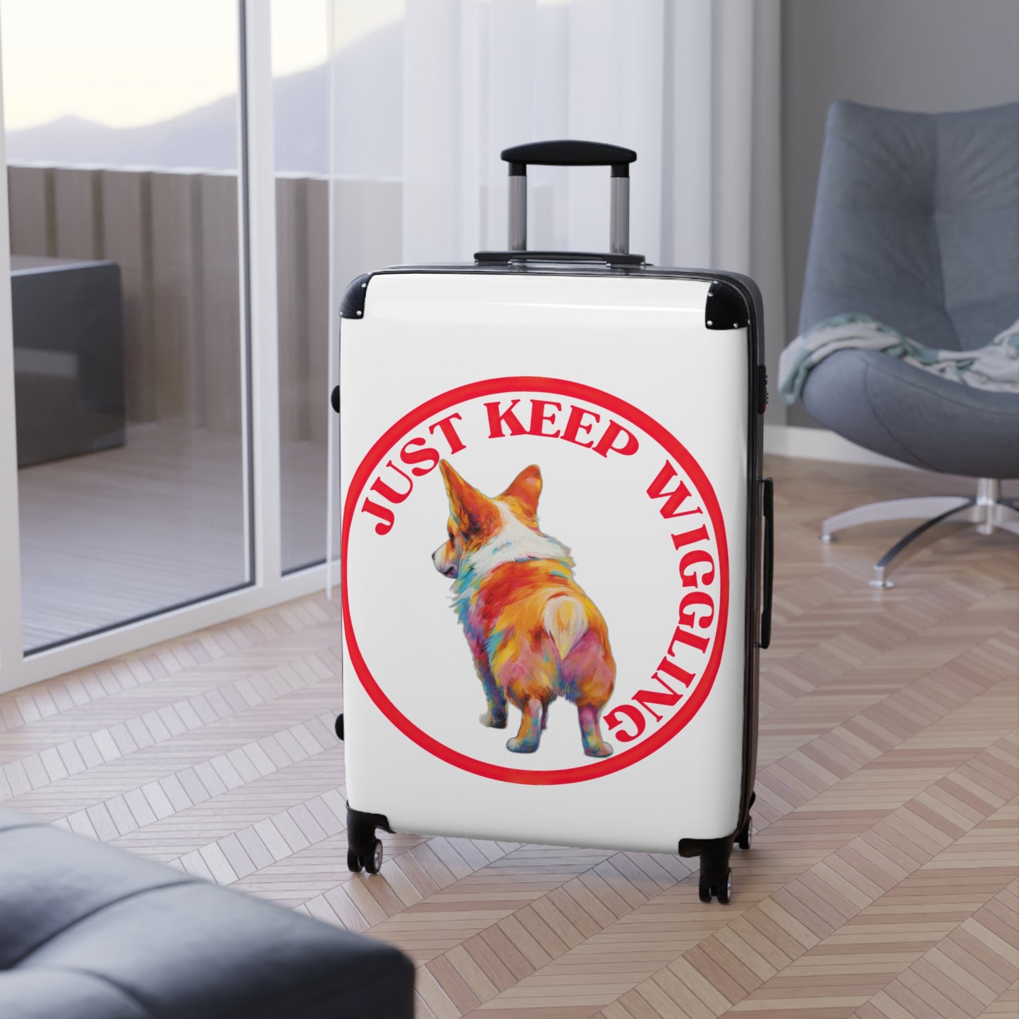 Just Keep Wiggling - Suitcase