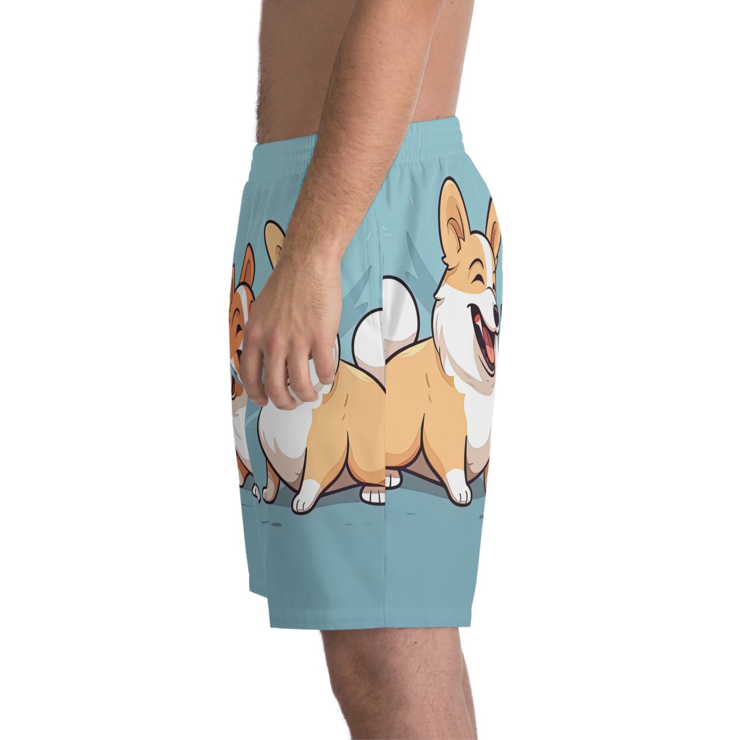 Corgi Couple Board Shorts