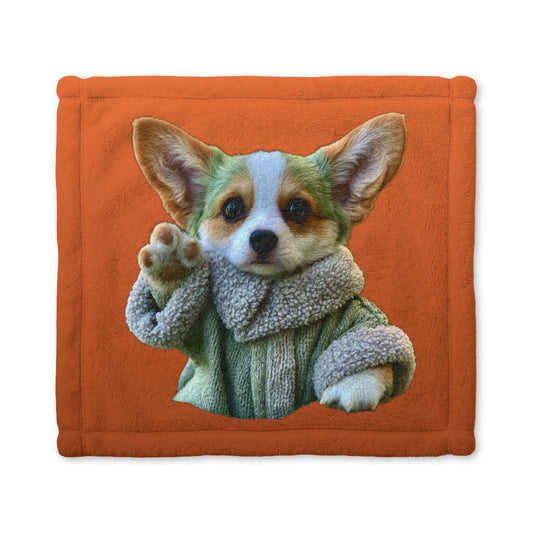 Grogu the Corgi Cuddle Blanket