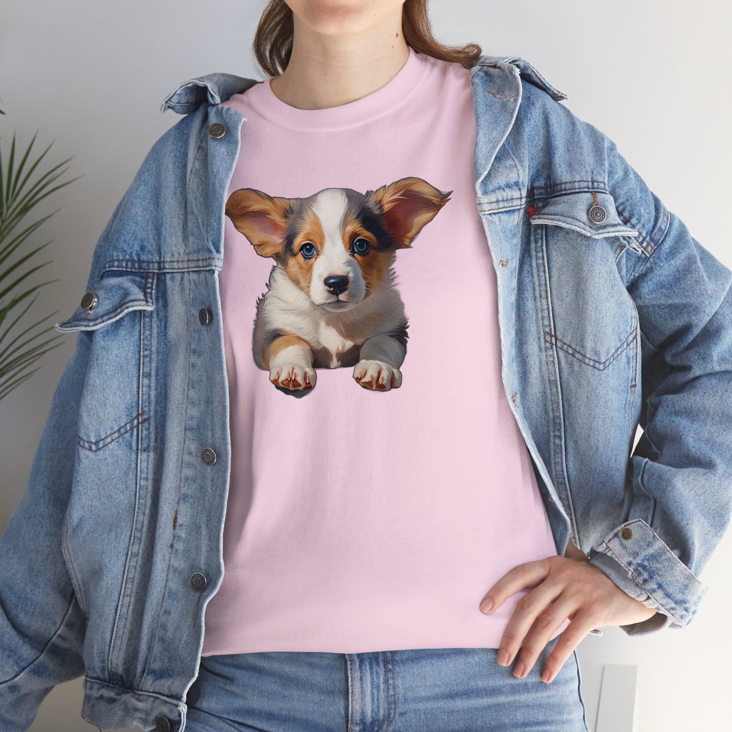 Puppy Portrait - Unisex Heavy Cotton Tee