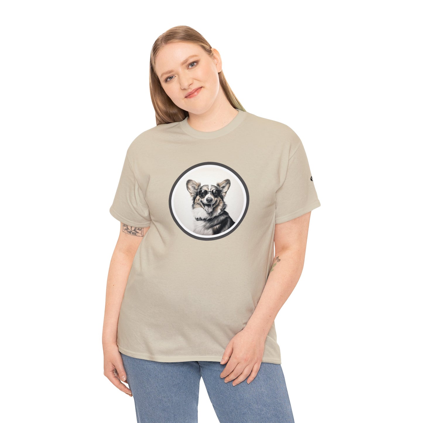 Corgi Cool - Unisex Heavy Cotton Tee
