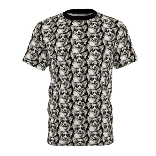 Corgi Cool Mosaic T-Shirt