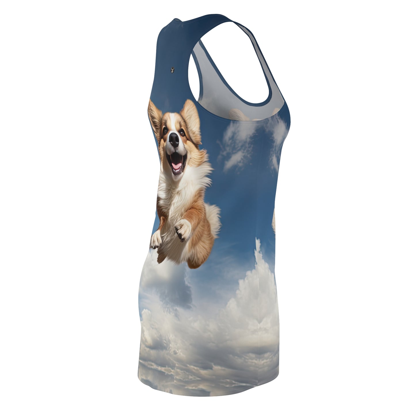 Flying Corgi - Racerback Dress