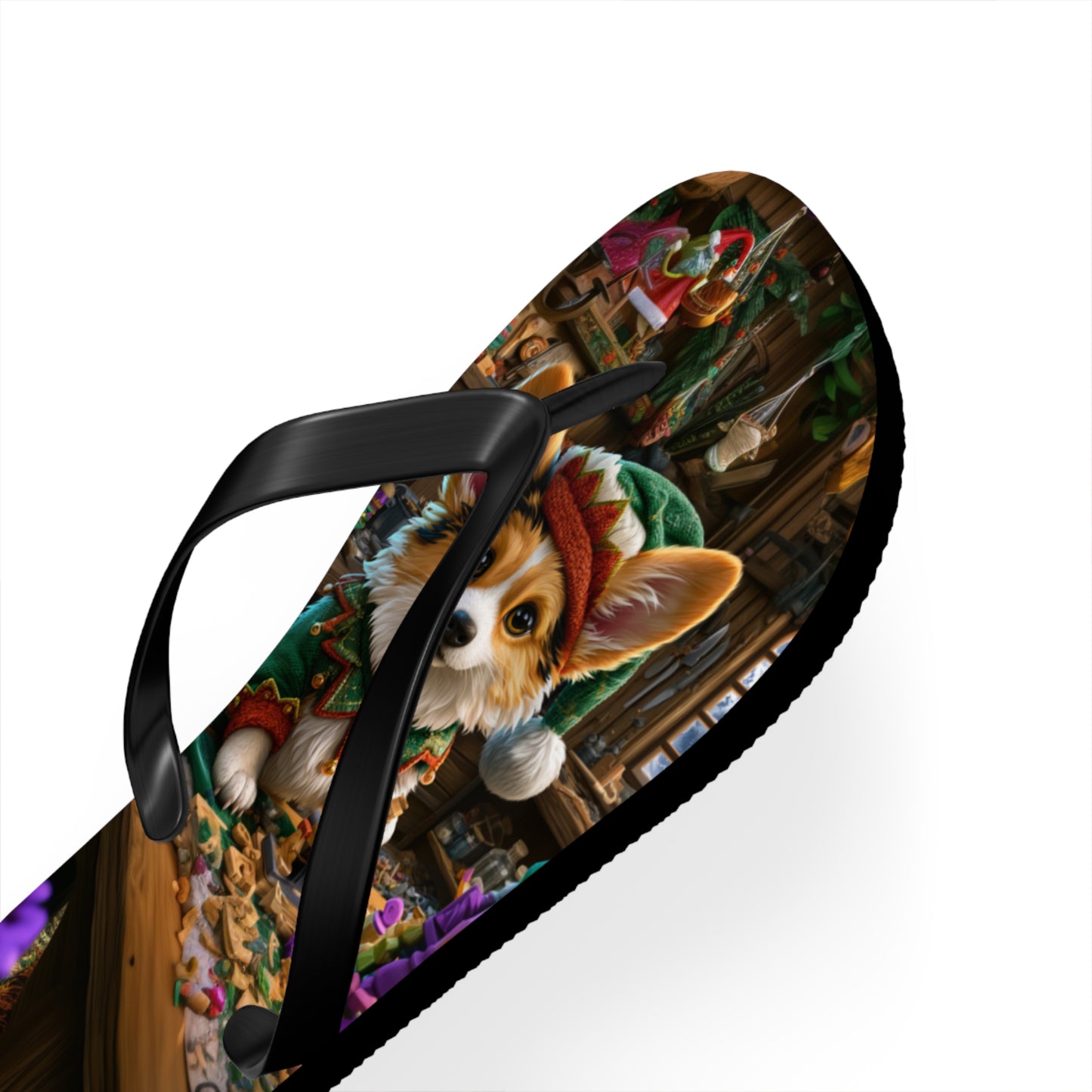Santa's Little Helper Flip-Flops