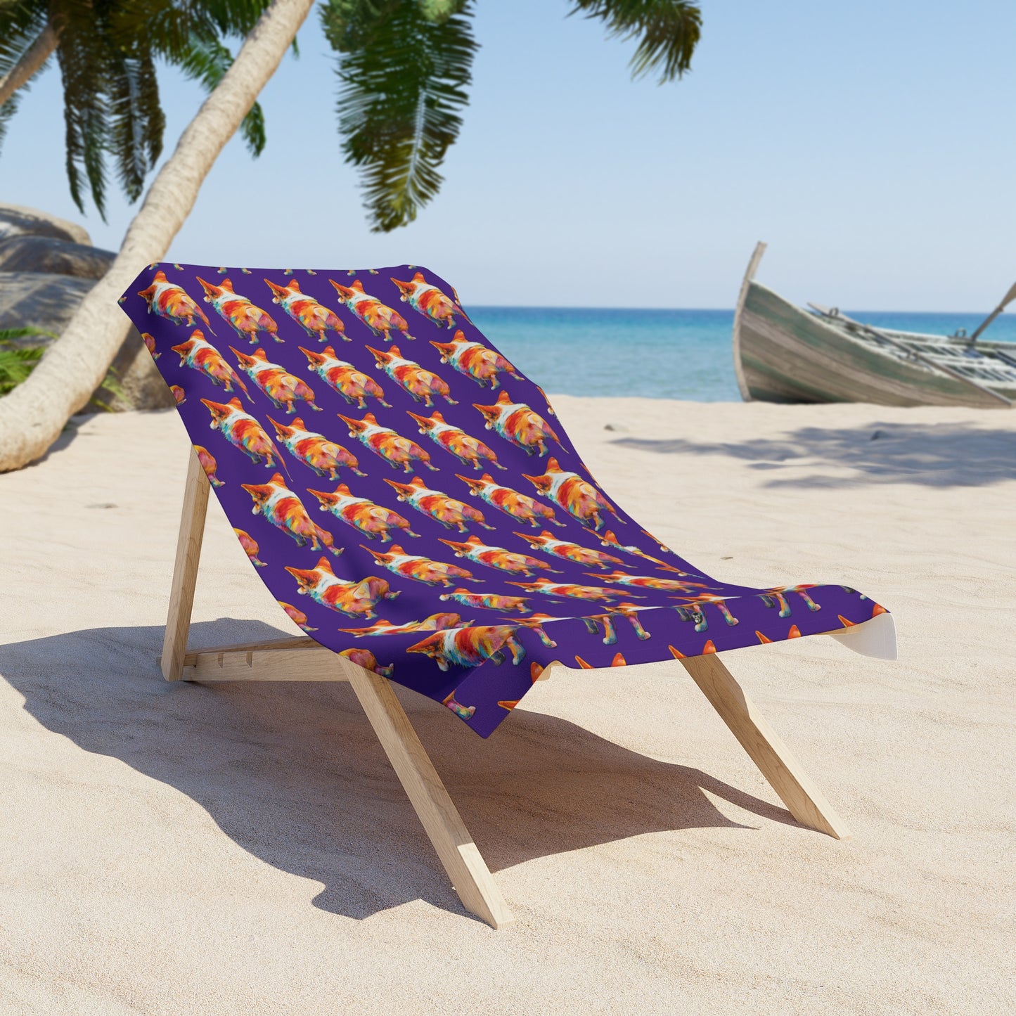 Rump Toast Mosaic - Beach Towel