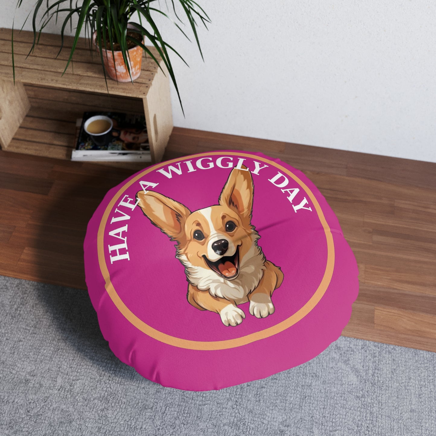 Have a Wiggly Day - Floor Pillow