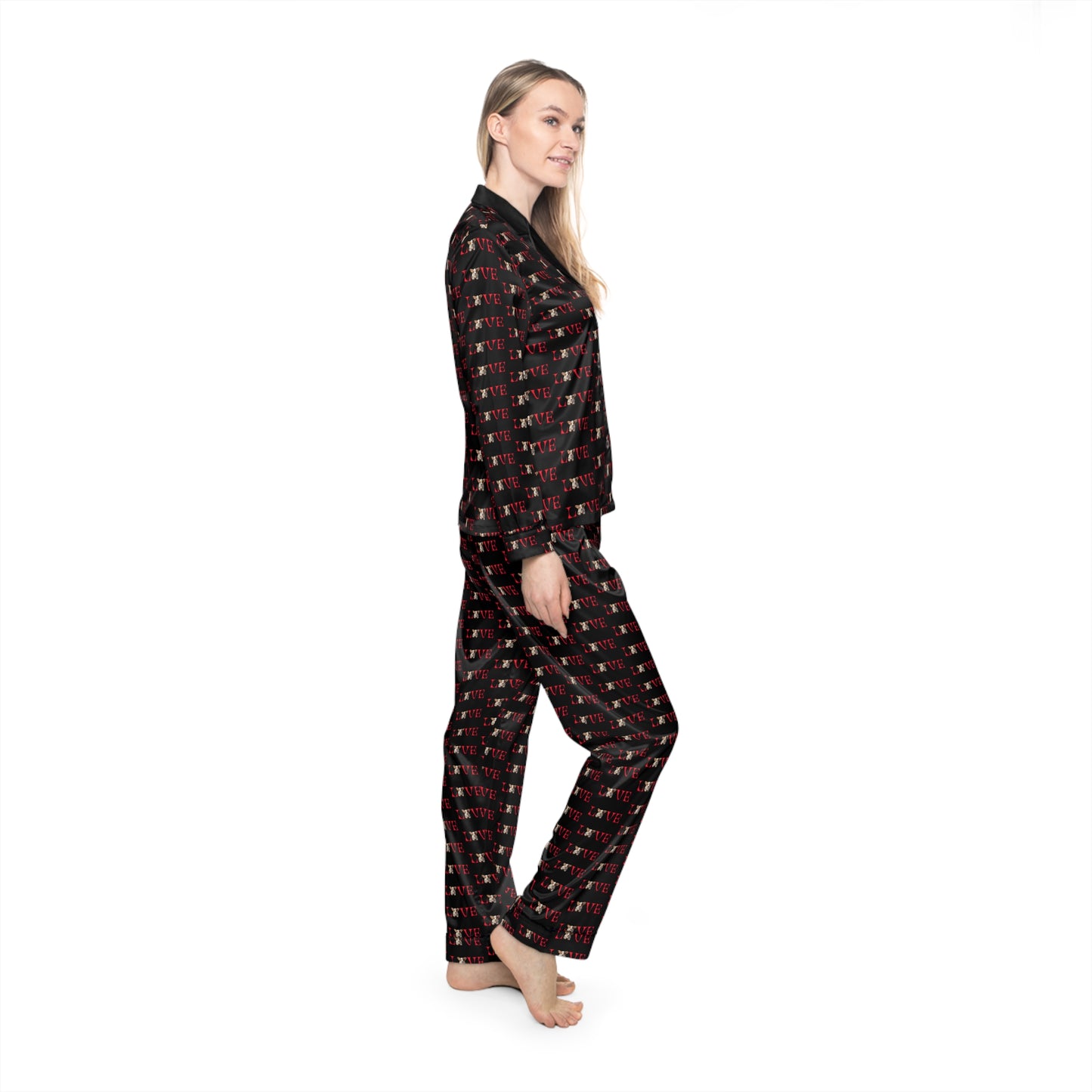 LOVE Silky Pajamas