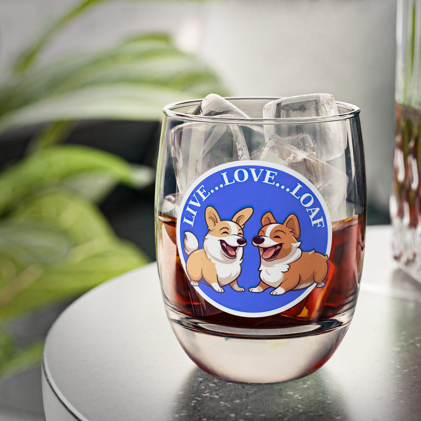 Live...Love...Loaf - Whiskey/Juice Glass